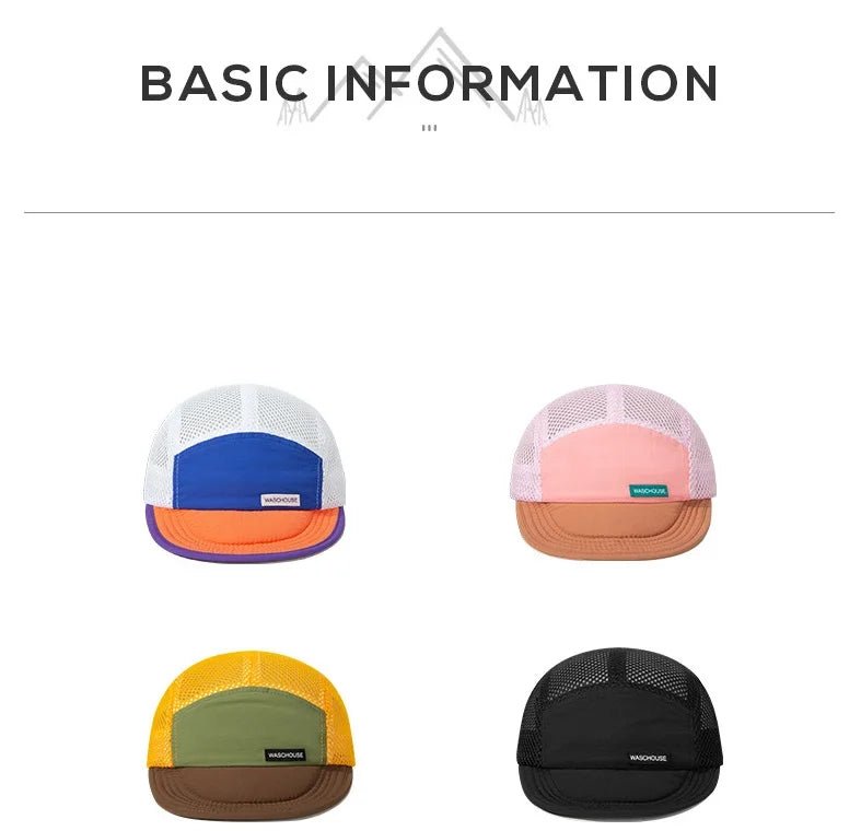 Ultralight Folding Running Caps Quick Dry Sun Visors Breathable Mesh MTB Cycling Hats Ultra Trail Marathon Outdoor Sports Caps